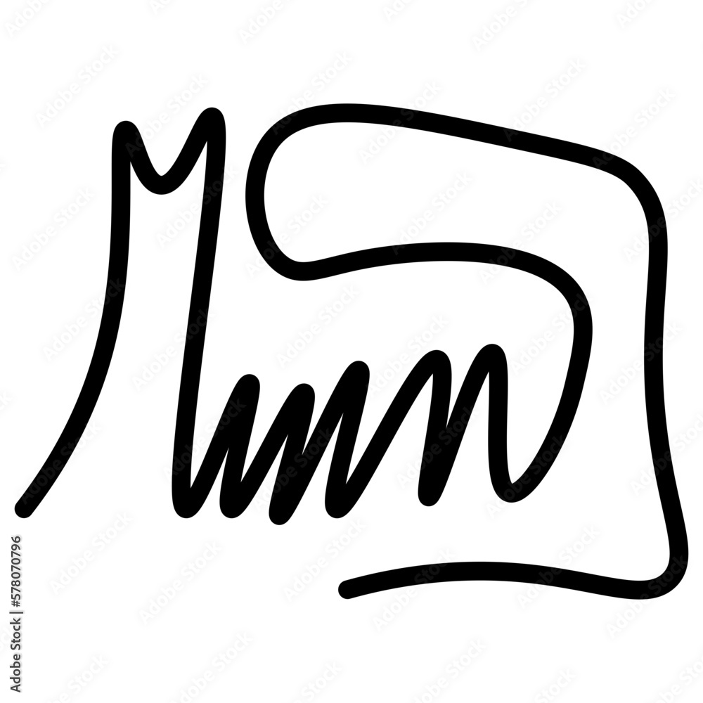 Fototapeta premium signature illustration