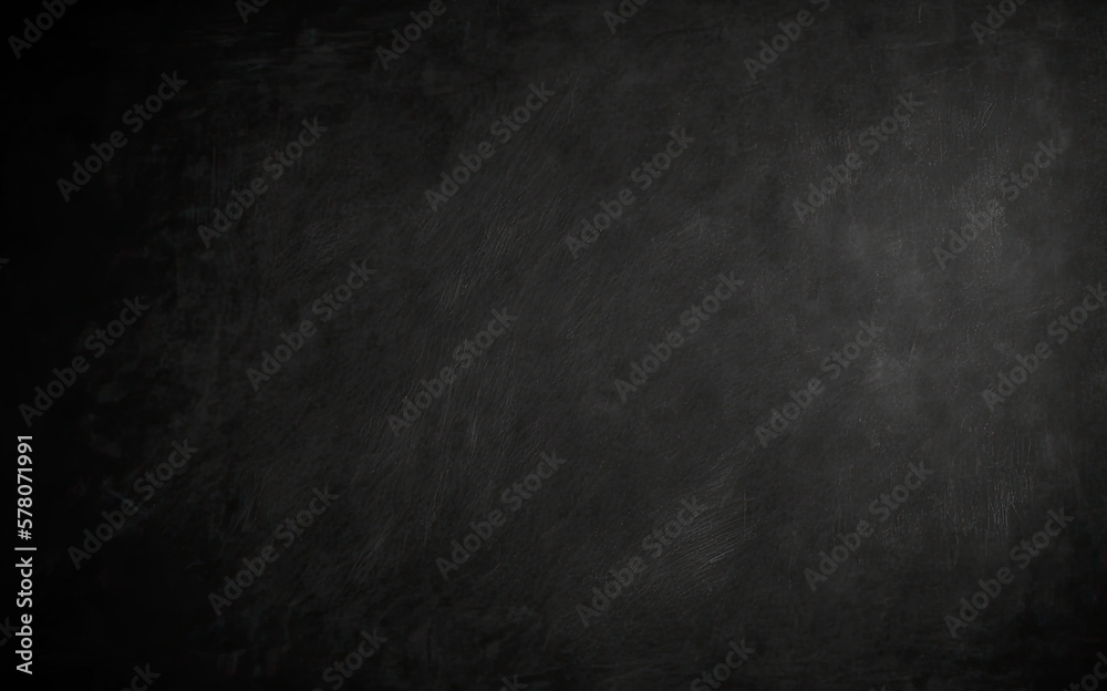 Black chalkboard. Generative AI