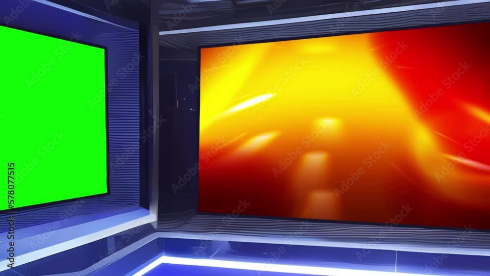 Get Noticed with Our Eye-Catching Virtual News Studio Sets