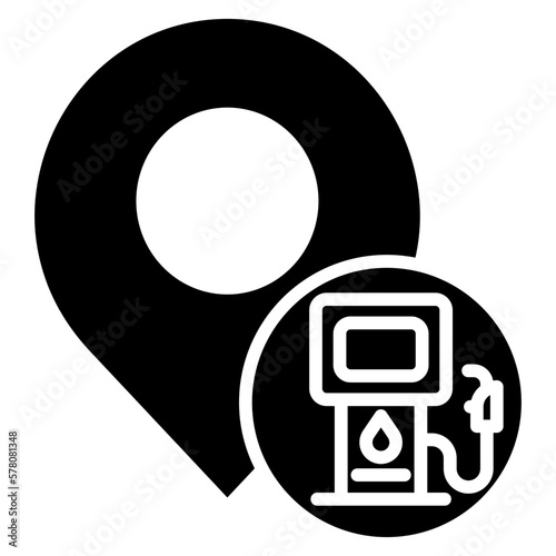 Petrol station icon
