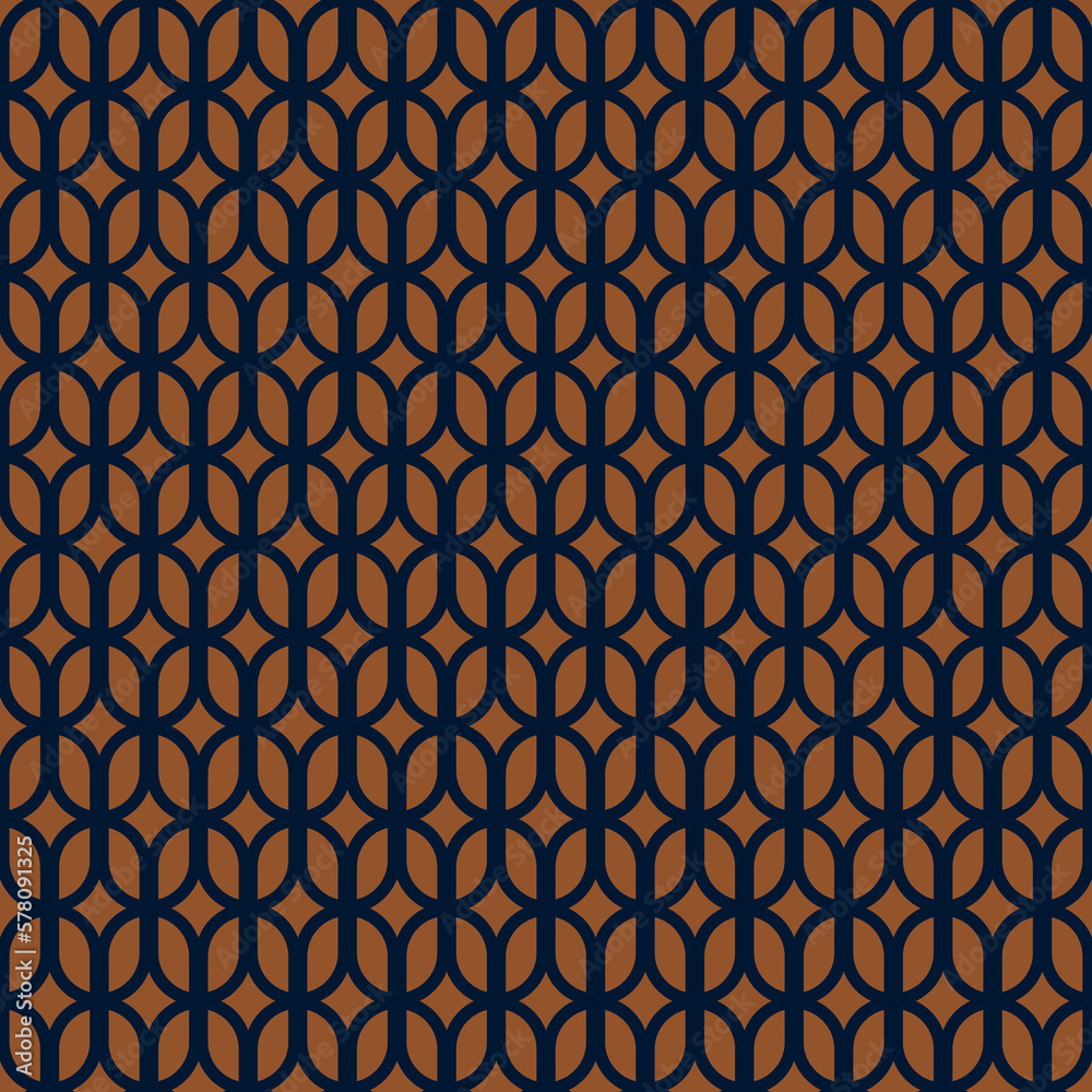 Abstract geometric art deco pattern background with oval shapes texture. Blue and gold seamless grid lines. Simple geometry minimalistic pattern Abstract geometric art deco pattern background with oval shapes texture. Blue and gold seamless grid lines. Simple geometry minimalistic pattern