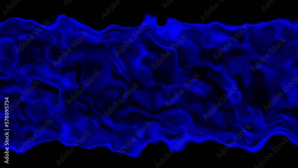 Abstract Fractal Plasma Background Loop