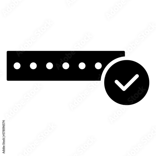 Approved password icon