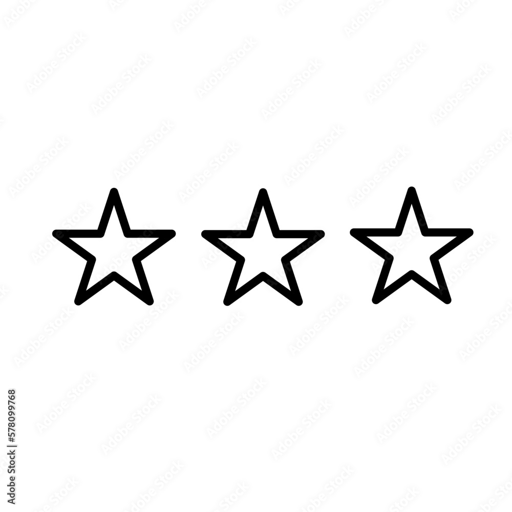 Obraz premium star isolated on white