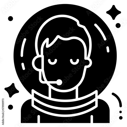 Man Astronaut icon