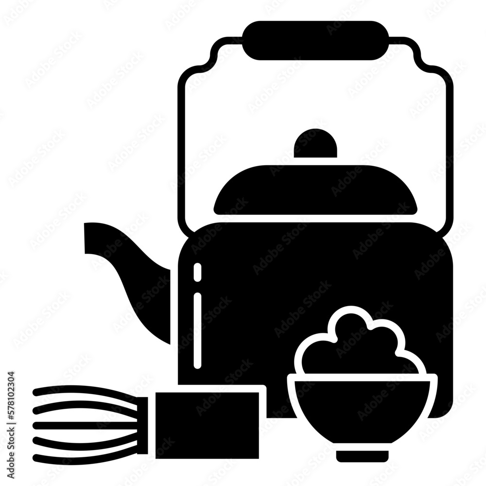 Obraz premium tea matcha icon