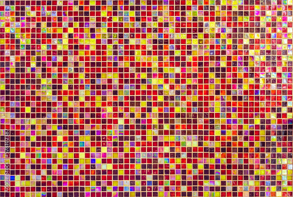 Fototapeta premium colored abstract ceramic mosaic tile squares