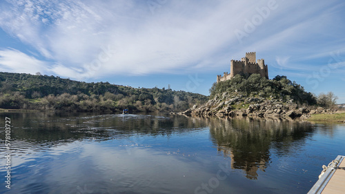 castelo, rocha, arquitectura, ruína, antiga, fortaleza, torre, castelo almourol, portugal, , medieval, história