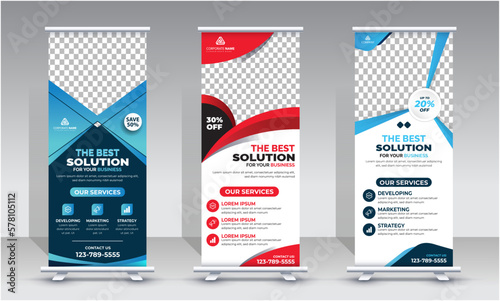 business agency roll up banner