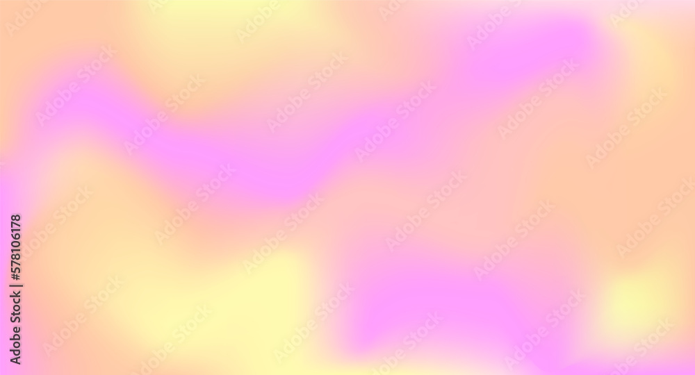 GradientY2K. Background. Pastel tones. Soft fuzzy pink, yellow and orange. Suitable as a template for social media and other graphic designs.