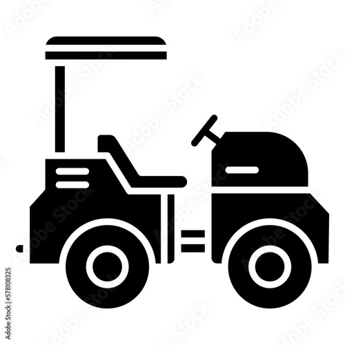 mini road roller icon