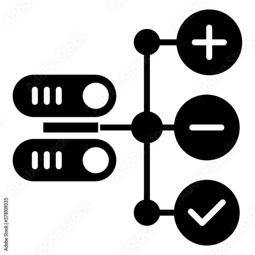 Database modification icon