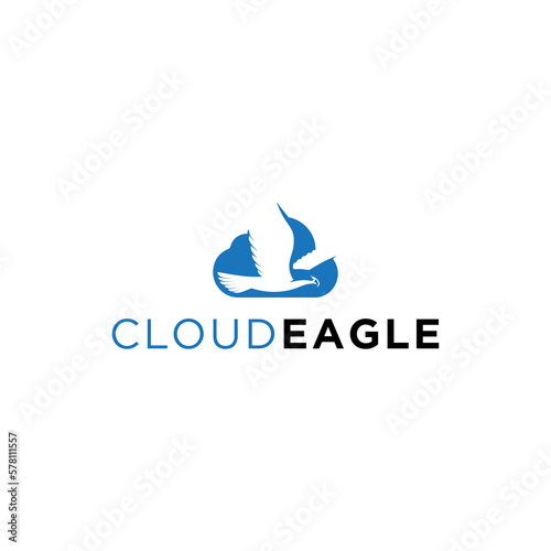 cloud eagle logo idea