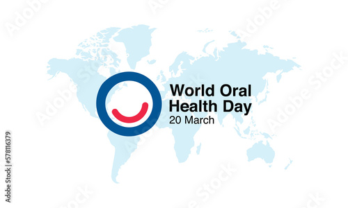 World Oral Health Day, World Oral Health Day is celebrated on March 20, World Oral Heath Day Vector Design, World Oral Health Day logo, campaign