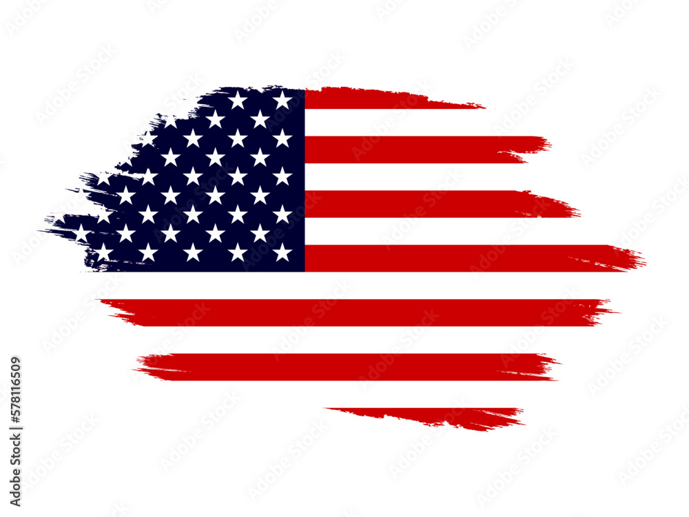 Grunge USA Flag. United States Flag with Grunge Texture. Vector illustration Grunge USA Flag. United States Flag with Grunge Texture. Vector illustration