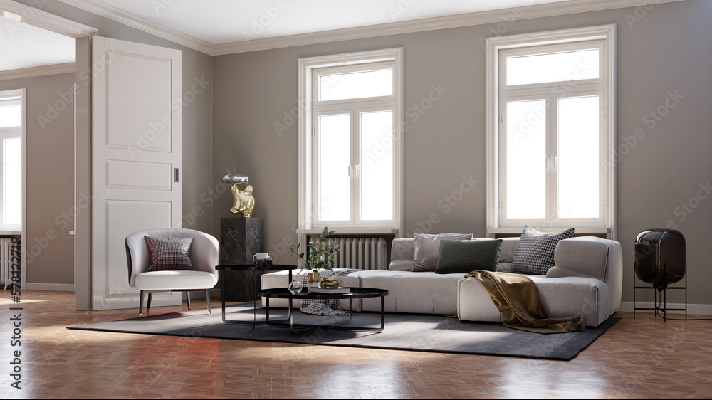 Fototapeta premium decorative design and elegant, whit empty fashion flat, floor decorative, design, elegant, empty, fashion, flat, floor