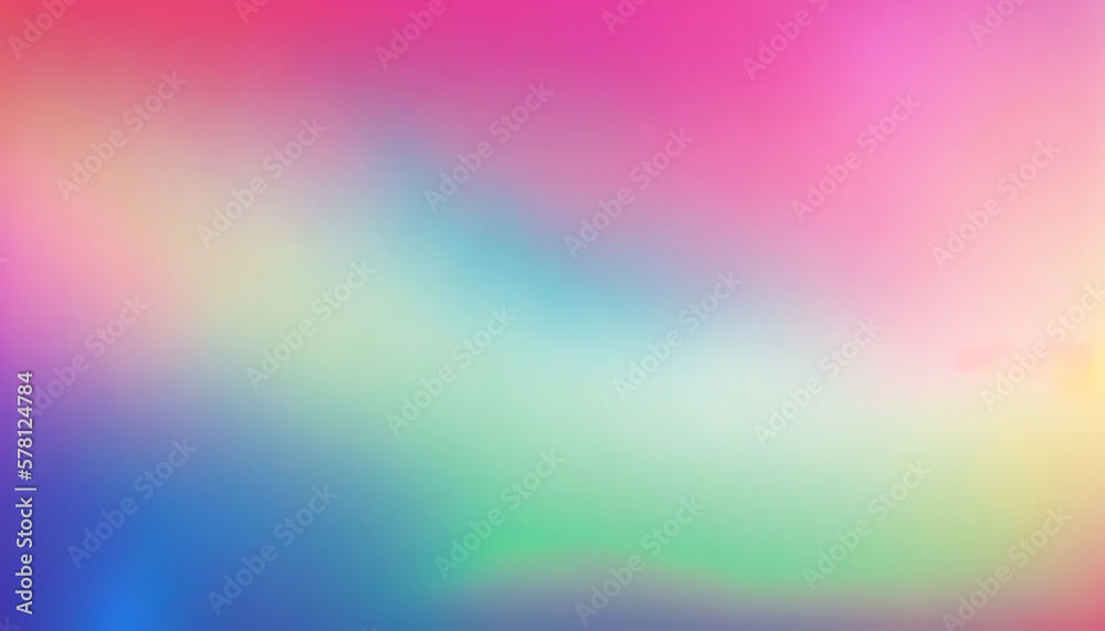 Dreamy y2k gradient color blur background. Generative AI