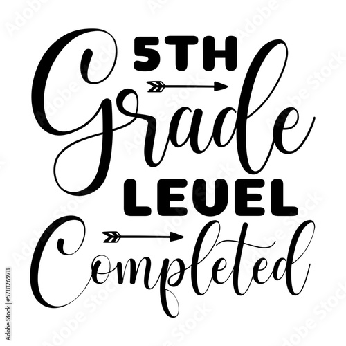 5th grade level completed svg
