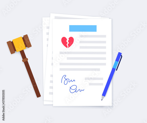 Legal divorce procedure