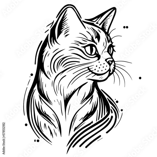 cat vector svg