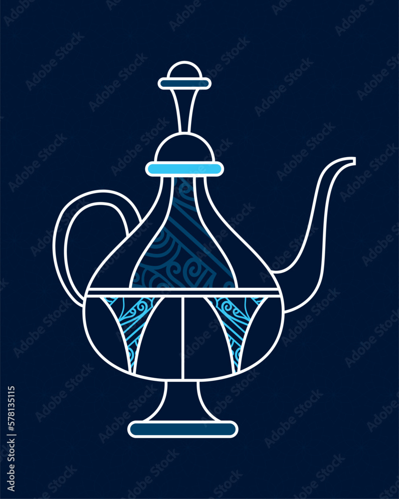 magic arabic lamp traditional