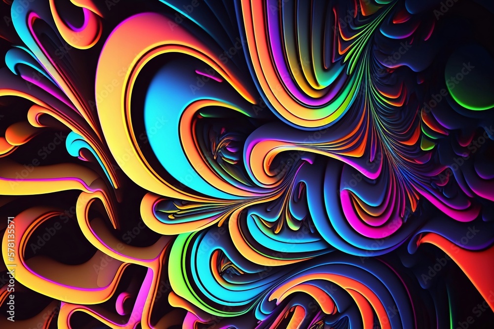 Abstraktes Kunstwerk Neon Bunt
Abstraktes Kunstwerk Neon Bunt