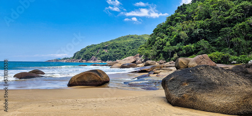 Praia de Parnaioca, Parnaioca Beach at Ilha Grande, Agnra dos Reis, Brazil