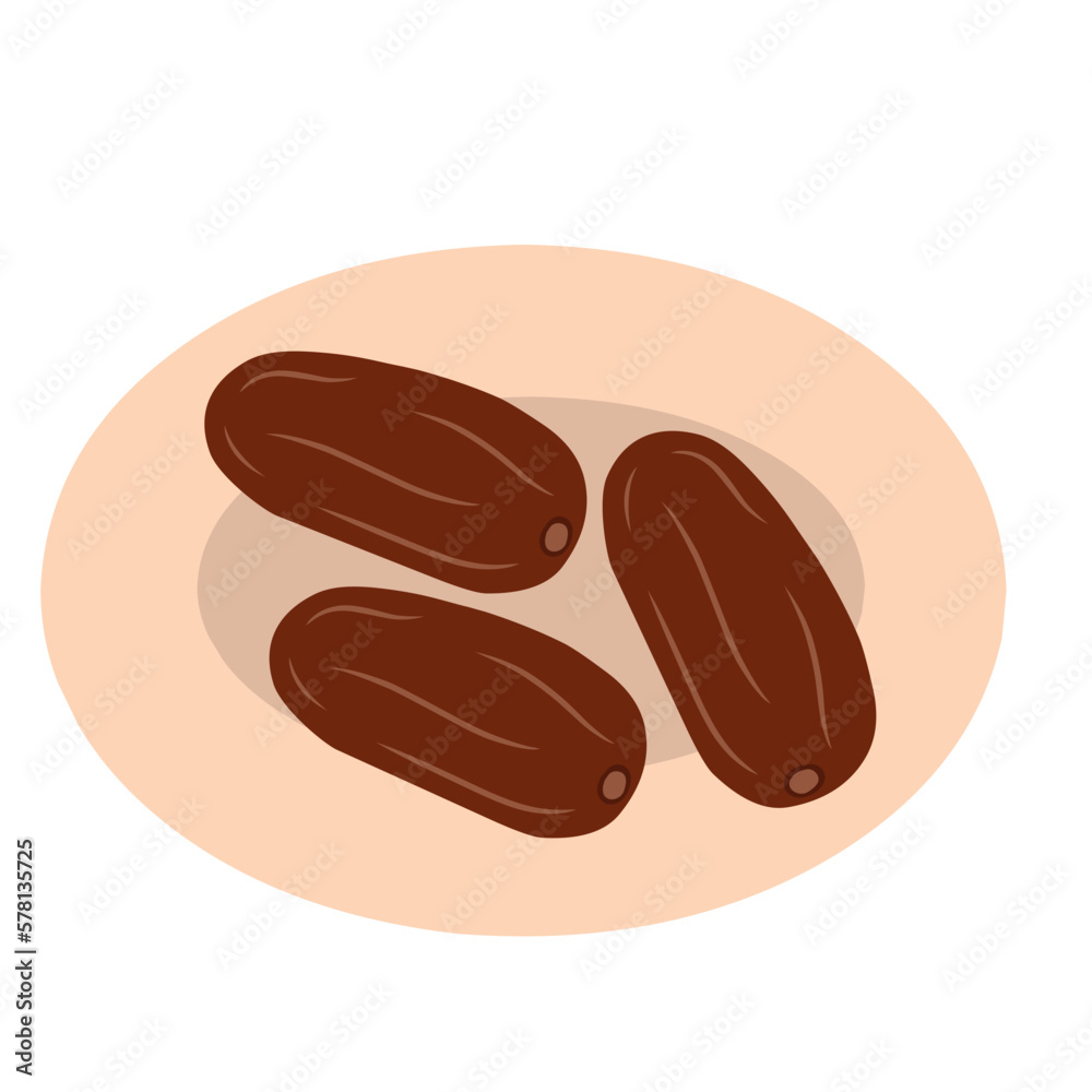 Dates Illustration vector Dates Illustration vector