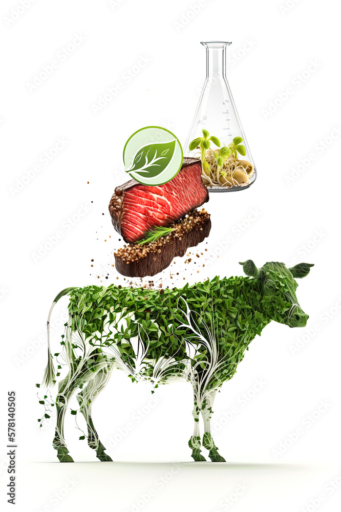 Plant based artificial meat that looks and tastes like meat.Tasty plant