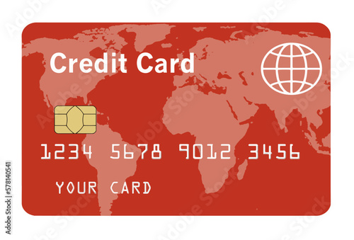 Here are realistic mock credit card or debit cards in a vector format. 