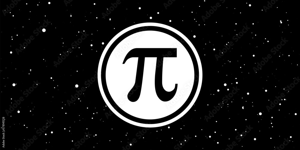 Pi day. Science Space Illustration. Iinfinitely concept Pi day. Science Space Illustration. Iinfinitely concept