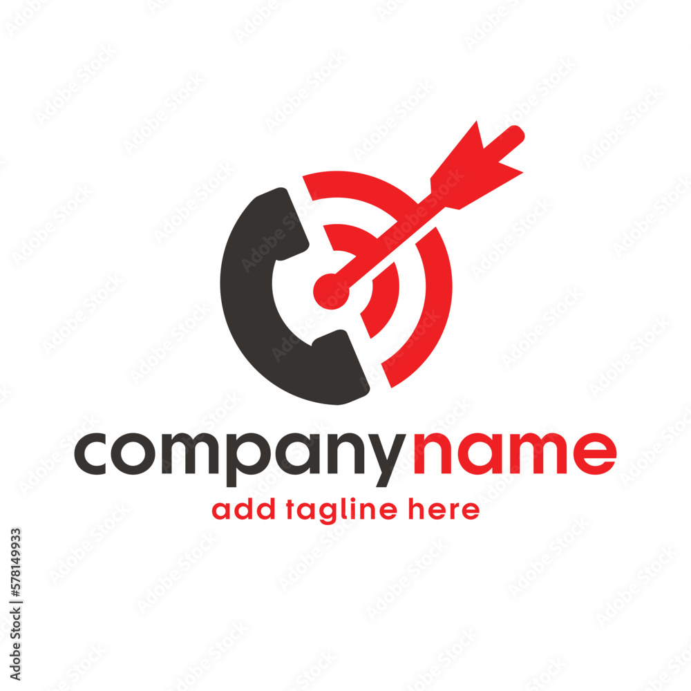 phone or call with target icon