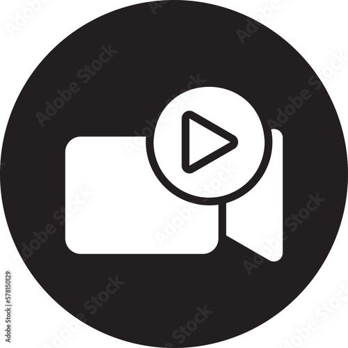 video glyph icon