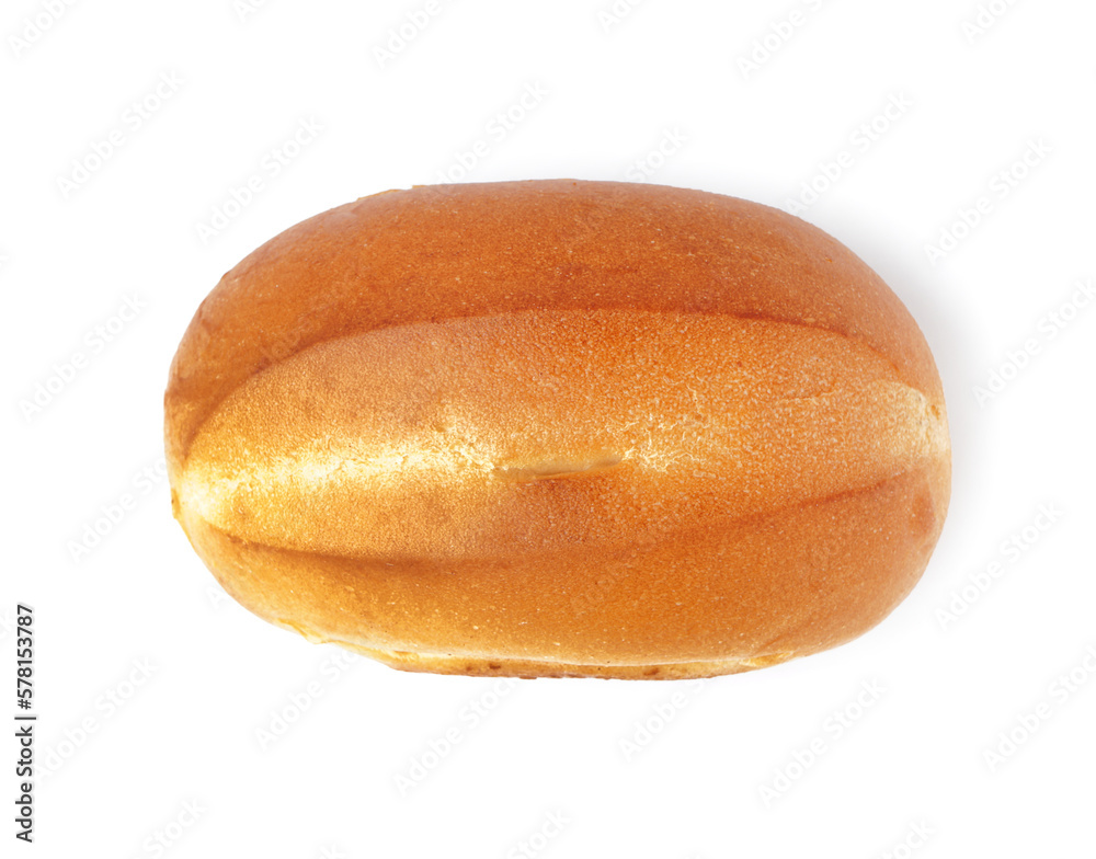 Fresh bun isolated on white background Fresh bun isolated on white background