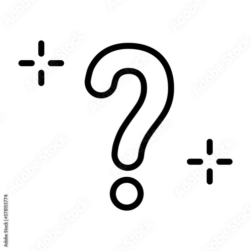 Icono de signo de interrogación. Símbolo de pregunta. Ilustración vectorial