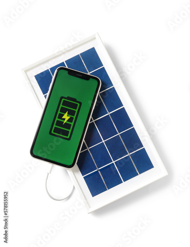 Portable solar panel with c...