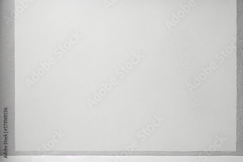 White concrete wall, abstract texture background, cement backdrop, generative ai
