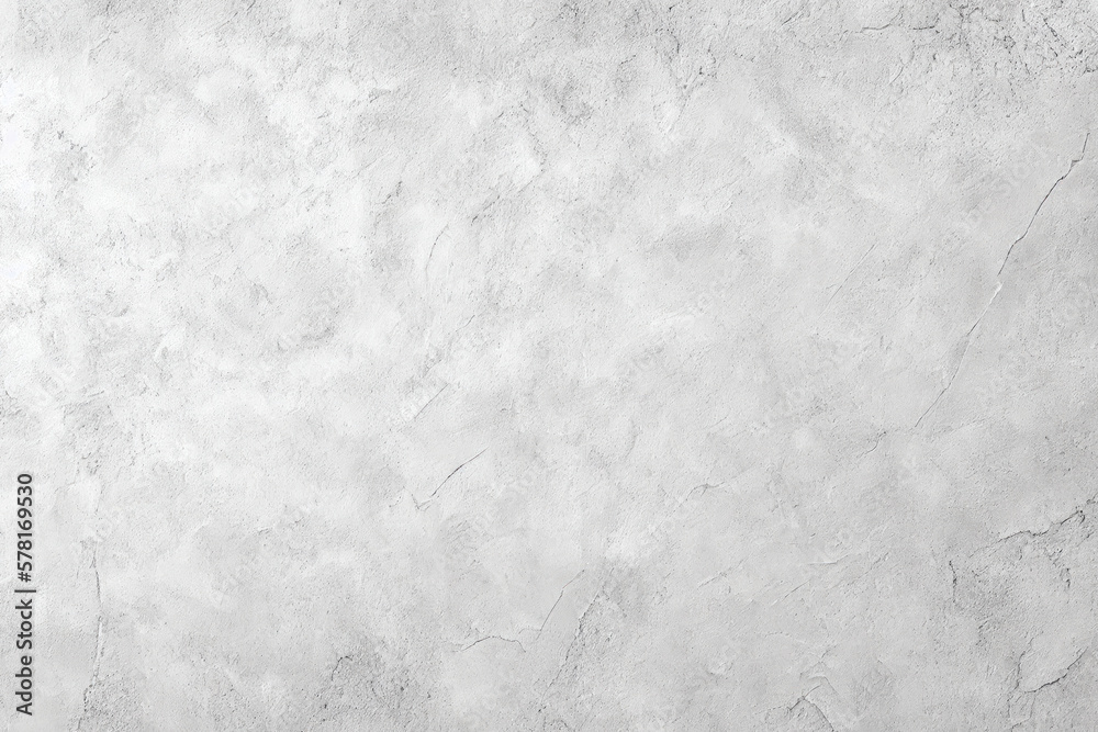 Fototapeta premium White concrete wall, abstract texture background, cement backdrop, generative ai
