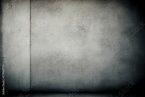 Grey concrete wall  abstract texture background  cement backdrop  generative ai