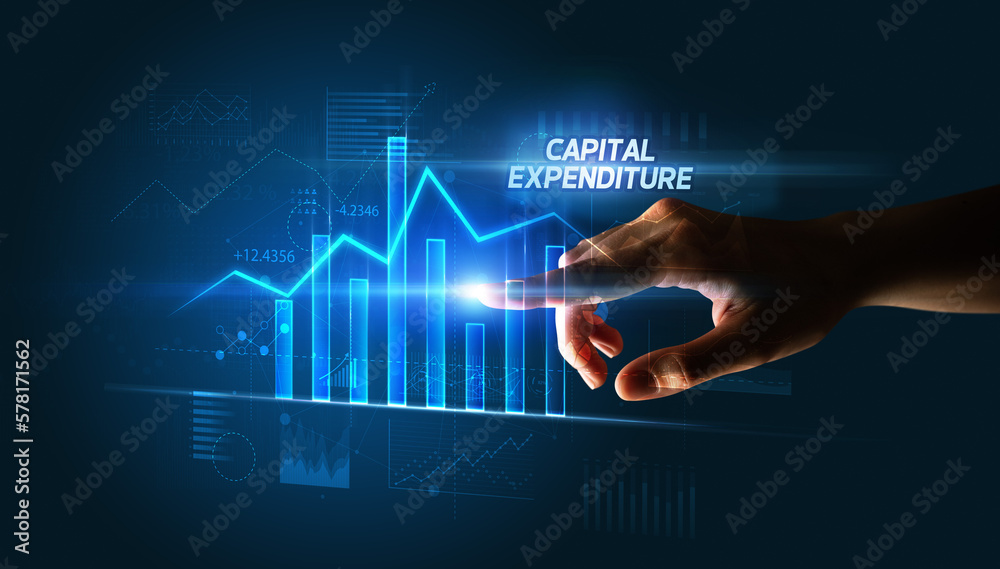 Hand touching business concept concept
