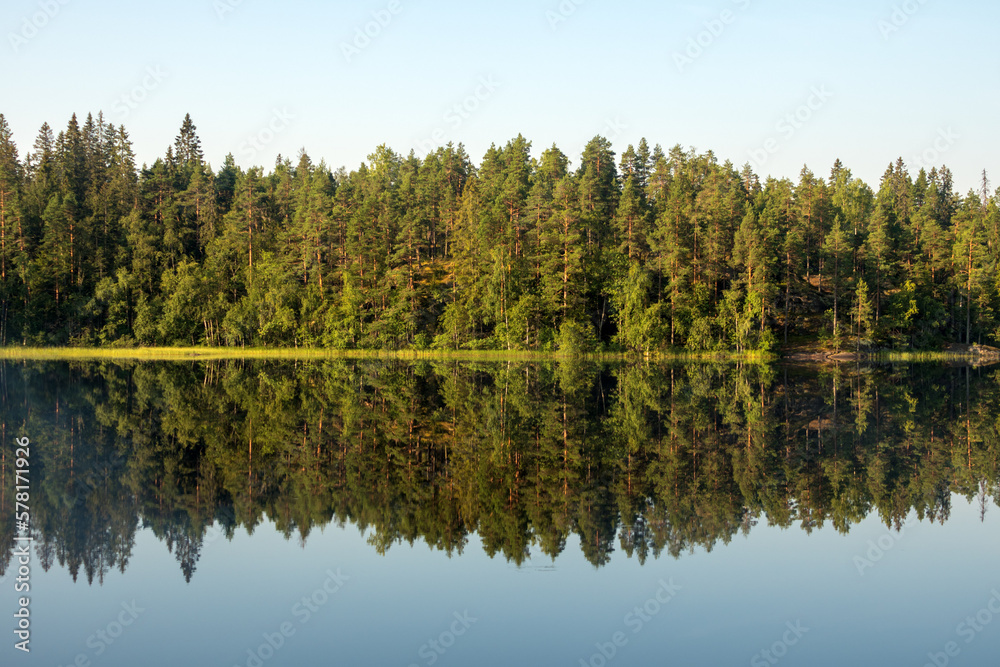 landscape on the lake