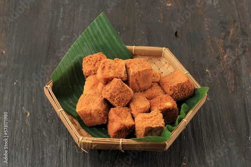 Tahu Sumedang, Typical Bean Curd Tofu from Sumedang, West Java photo