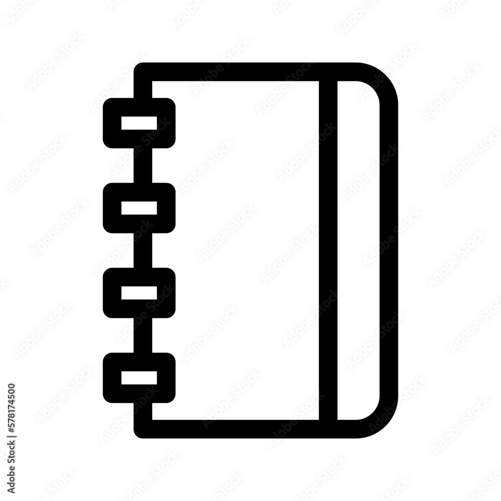 closed book icon or logo isolated sign symbol vector illustration - high-quality black style vector icons
