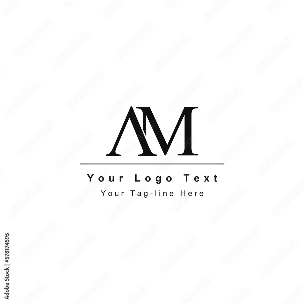 AM or MA letter logo. Unique attractive creative modern initial AM MA A M initial based letter icon logo AM or MA letter logo. Unique attractive creative modern initial AM MA A M initial based letter icon logo