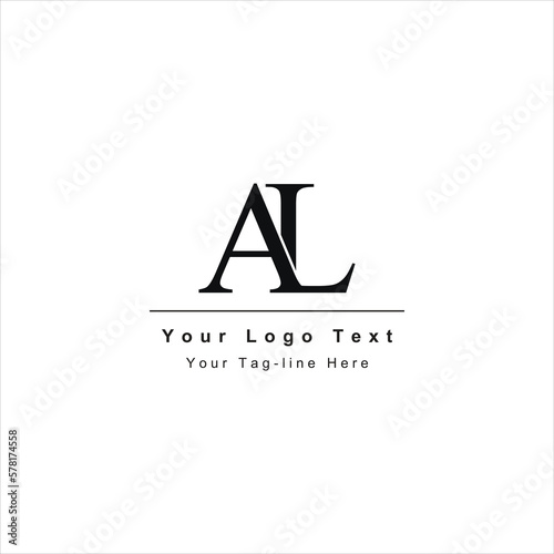 AL or LA letter logo. Unique attractive creative modern initial AL LA A L initial based letter icon logo