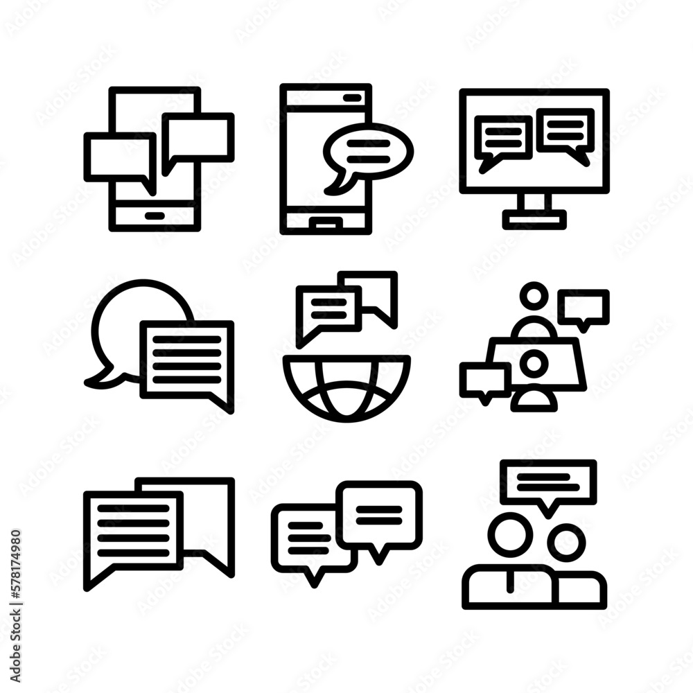 conversation icon or logo isolated sign symbol vector illustration - high-quality black style vector icons
conversation icon or logo isolated sign symbol vector illustration - high-quality black style vector icons