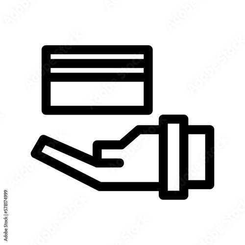 credit card icon or logo isolated sign symbol vector illustration - high-quality black style vector icons
