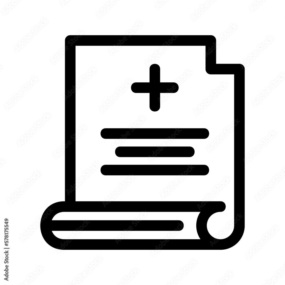 Fototapeta premium documents icon or logo isolated sign symbol vector illustration - high-quality black style vector icons 