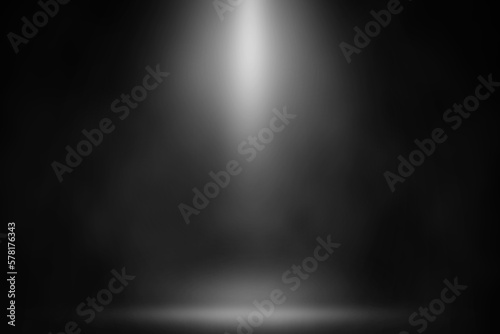 White spotlight on stage entertainment background, White lamp nightclub background.