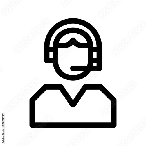 telemarketing icon or logo isolated sign symbol vector illustration - high-quality black style vector icons
